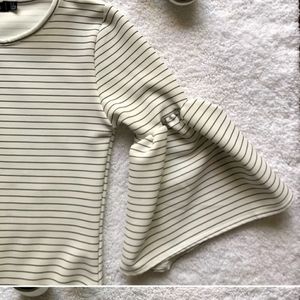Boohoo Bell Sleeve Bodysuit